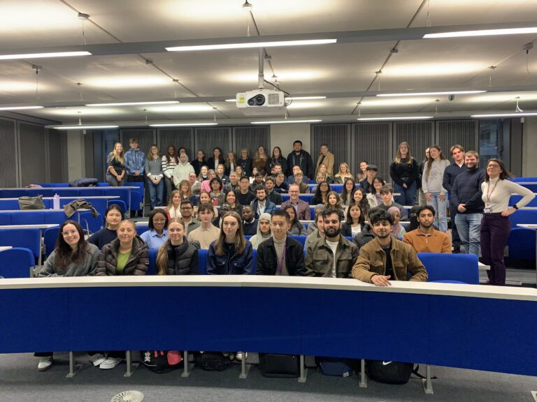 Students in a lecture hall