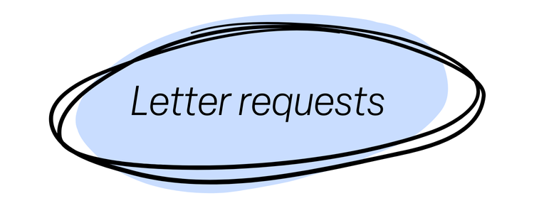 Letter requests