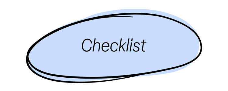 Checklist