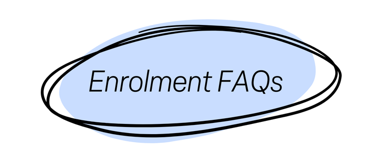 Enrolment FAQs
