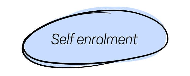 Self enrolment