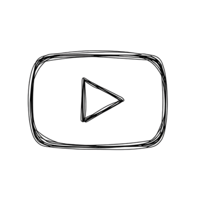 Sketch of YouTube logo