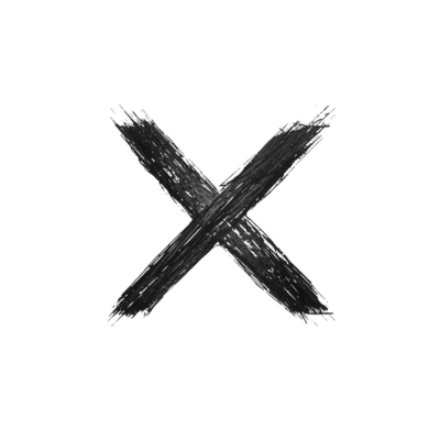 Sketch of X logo